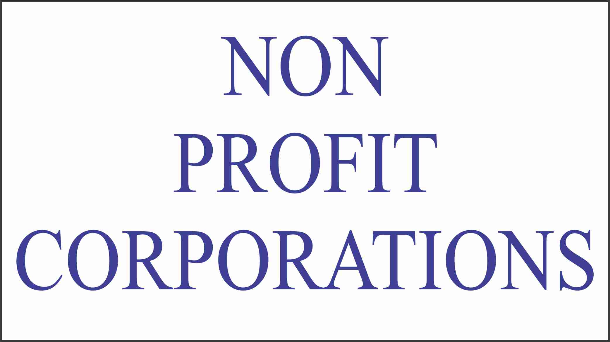 Non Profit Corporations